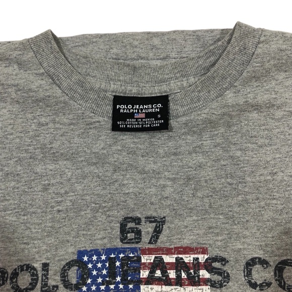 Vintage Polo Jeans Co. Ralph Lauren T-Shirt Men’s Small - Picture 3 of 4